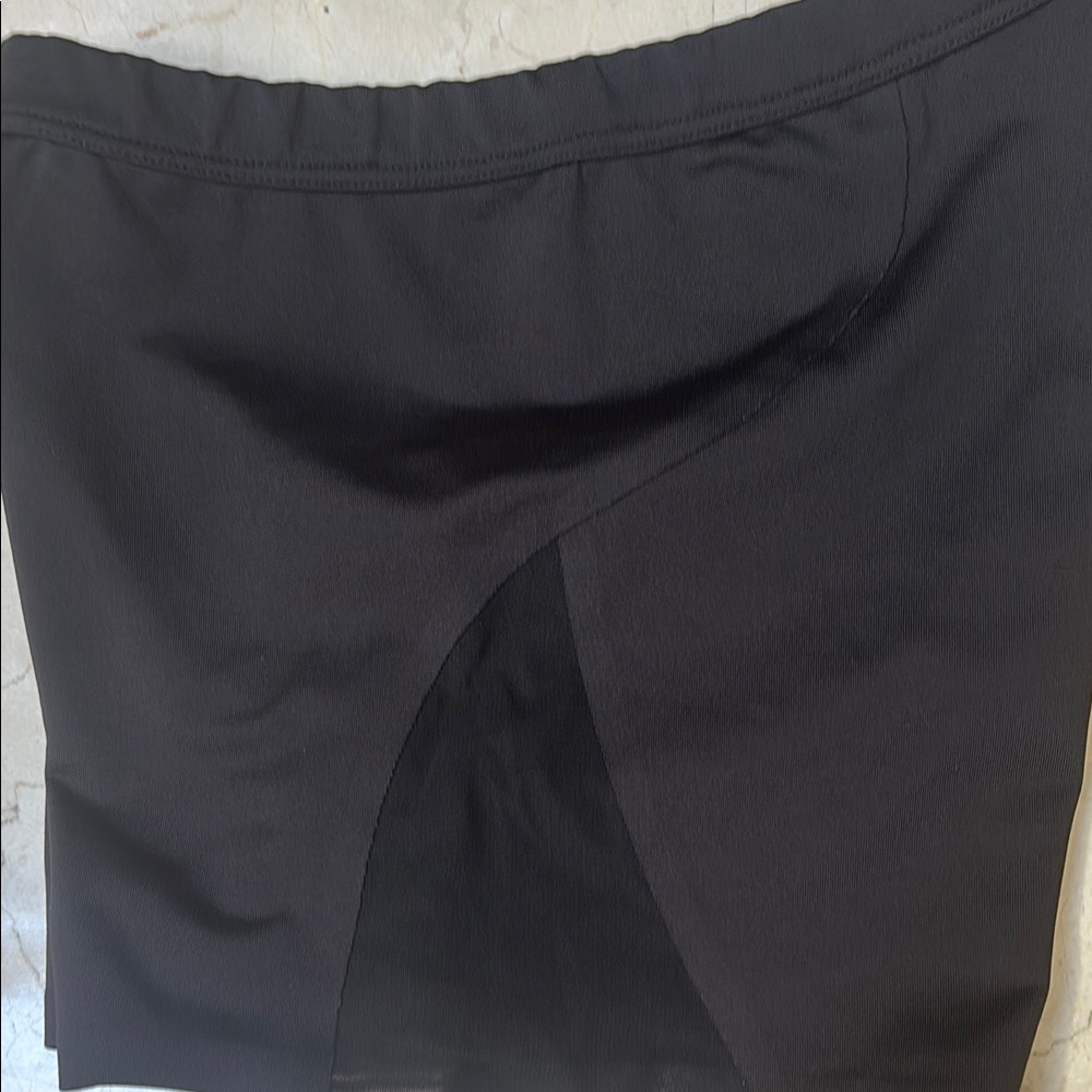 Capezio Black Athletic Shorts with Elastic Waistband